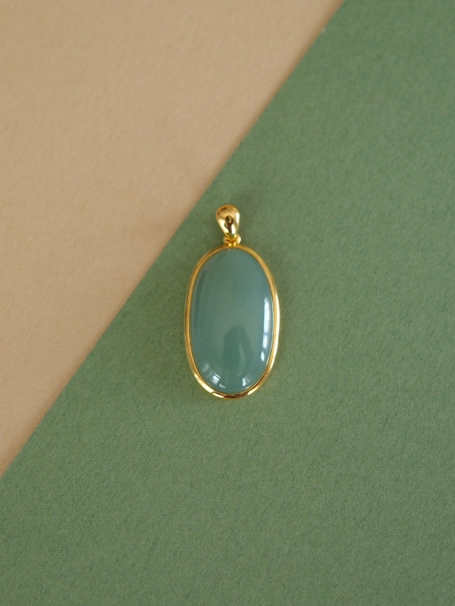 Morandi Pastel Green Hetian Jade Pendant | Serenity & Timeless Charm