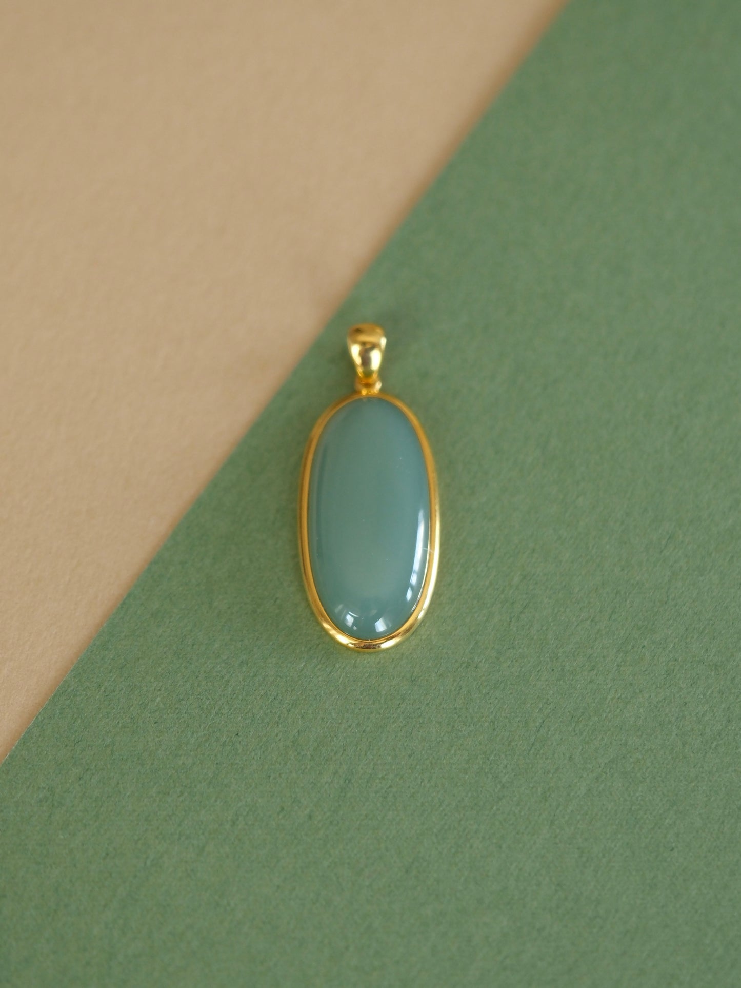 Morandi Pastel Green Hetian Jade Pendant | Serenity & Timeless Charm
