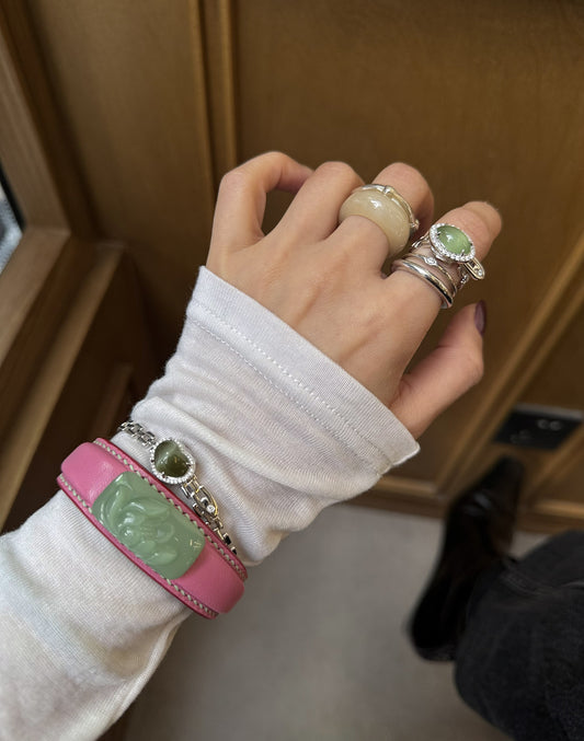 JADE LOTUS BRACELET