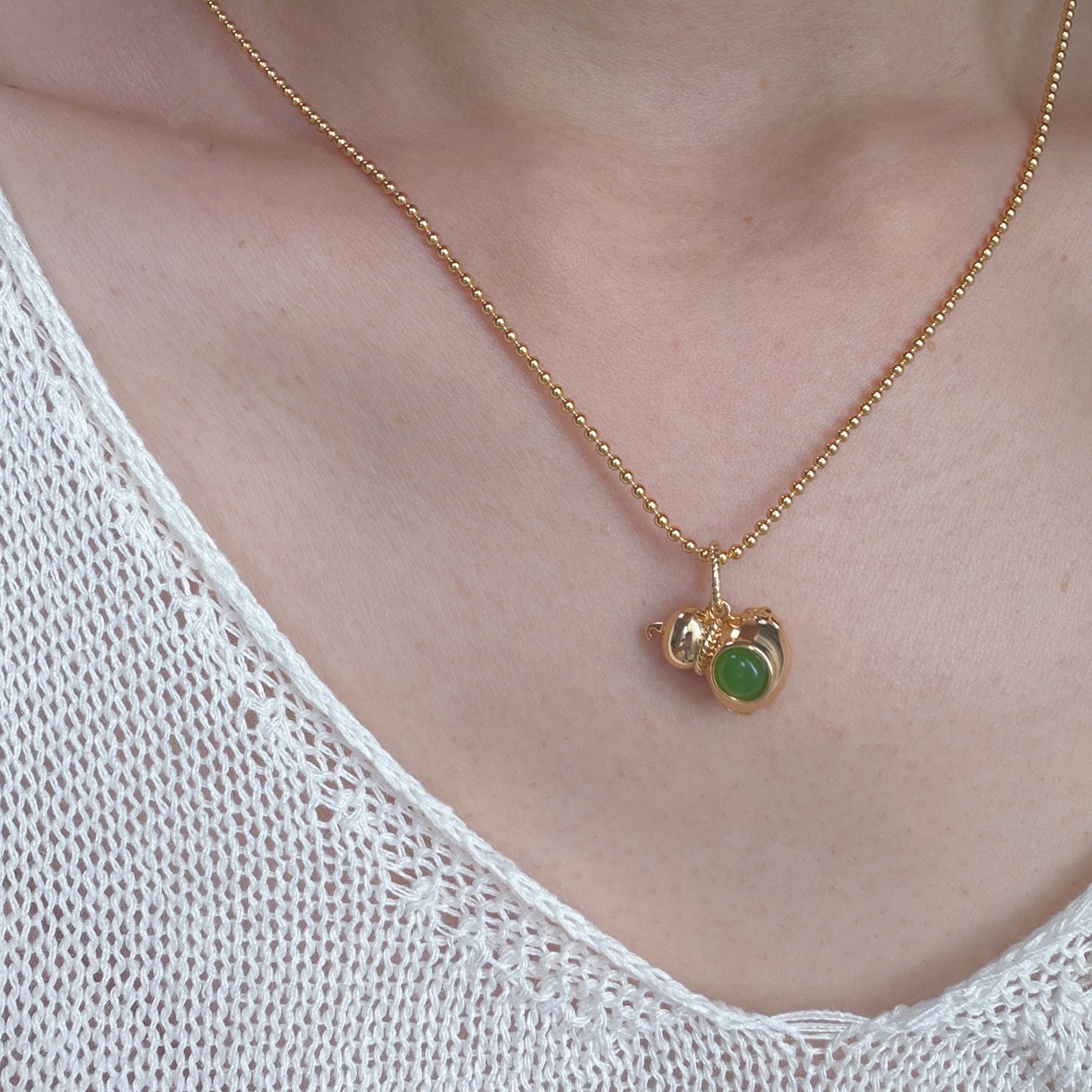 JADE GOURD PENDANT