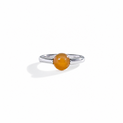 CANDY YELLOW JADE RING