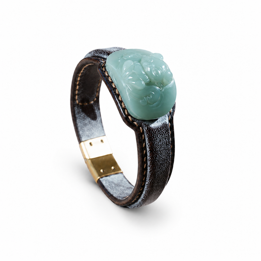 JADE FOX LEATHER BRACELET
