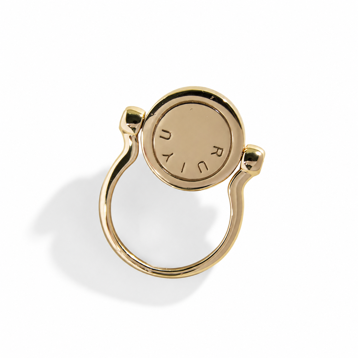 FLIP SPARKLE BLACK JADE RING