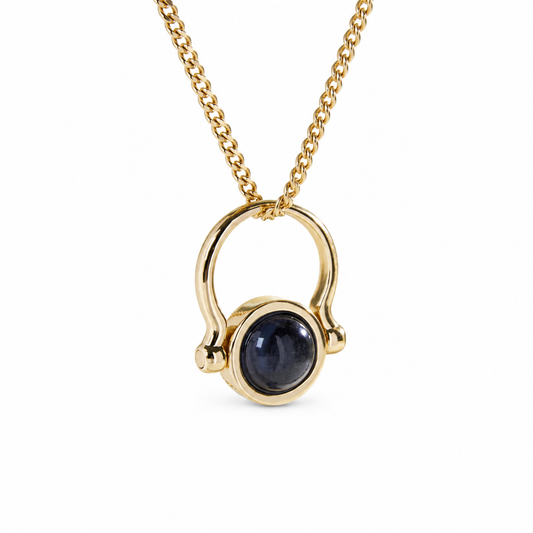 FLIP SPARKLE BLACK JADE RING